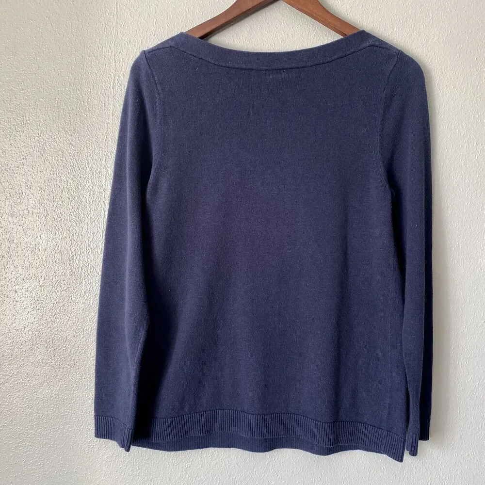 Charter Club Regatta Royale Nautical Sailboat Pullover Sweater Women's Medium